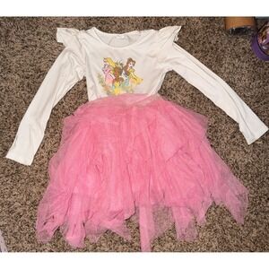 Disney Princess Long Sleeve Tutu Dress Size 4